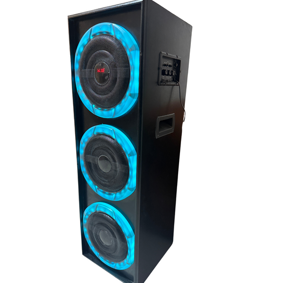 DJ Stone Tuffan sigle party tower speaker for home. Bluetooth, USB, AUX & FM