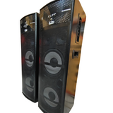 DJ Stone DJ1010 multimedia DJ party tower speaker. Karaoke compatible | BT | USB | AUX