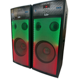 DJ STONE S12 Fire light DJ Party tower speakers | Karaoke compatible | BT | USB | AUX