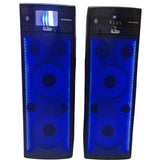 DJ STONE DJ1010 Fire Light Ver1.1 Multimedia Mini DJ Party Bluetooth Tower Speaker. Karaoke Compatible | BT | USB | AUX. Thumping bass. Best for Singing Practice with MIC Volume & ECO Control