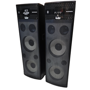 DJ Stone DJ1010 Fire light multimedia DJ party tower speaker. Karaoke compatible | BT | USB | AUX