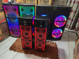 DJ Stone DJ1010 Fire light multimedia DJ party tower speaker. Karaoke compatible | BT | USB | AUX