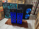 DJ Stone DJ1010 Fire light multimedia DJ party tower speaker. Karaoke compatible | BT | USB | AUX