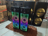 DJ Stone DJ1010 Fire light multimedia DJ party tower speaker. Karaoke compatible | BT | USB | AUX